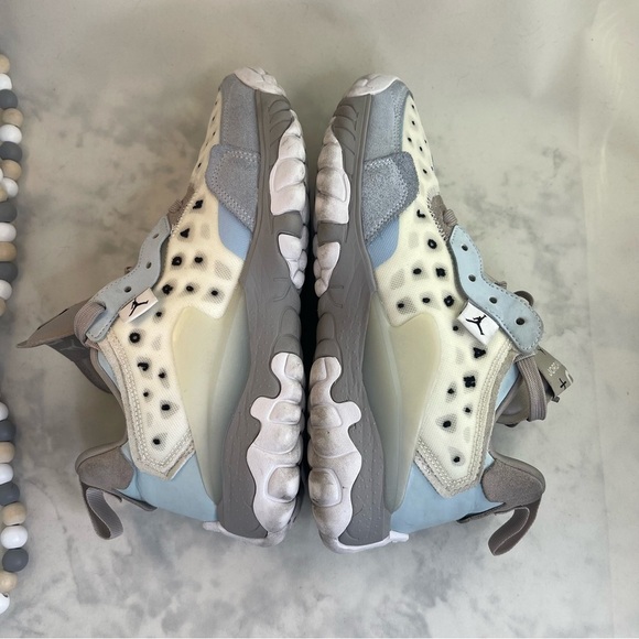 Nike Jordan Delta 2 white/gray/blue womens 8.5 Sneakers - Picture 8 of 9